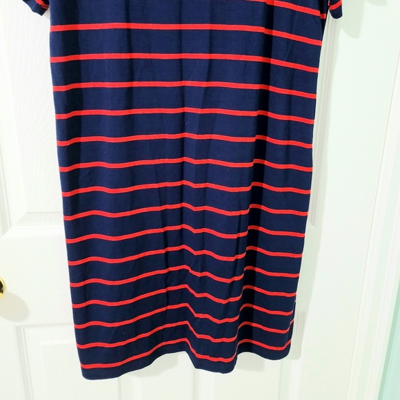BCBGeneration Women's Striped Short Sleeve Shift Dress Size M - Picture 7 of 10
